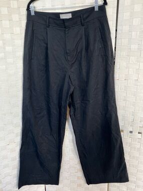 Everlane Black Wide-Leg Women's Trousers